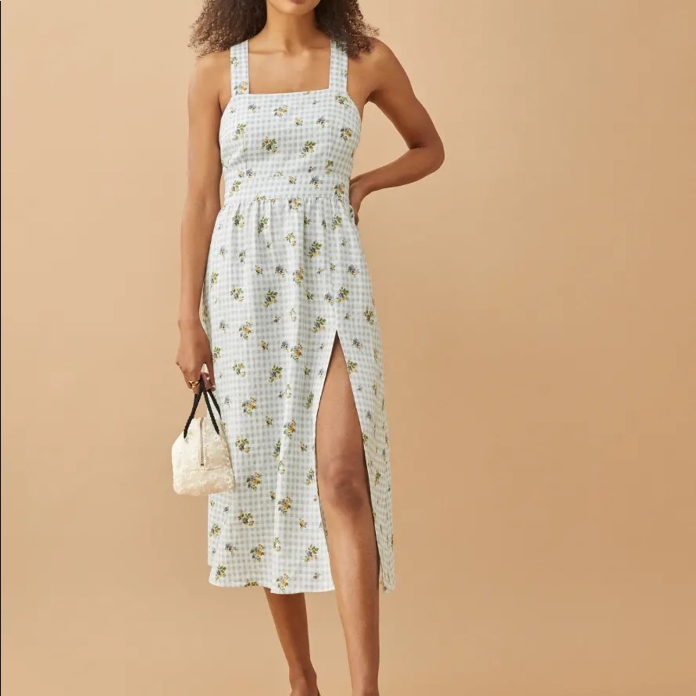Reformation Elara Linen Dress